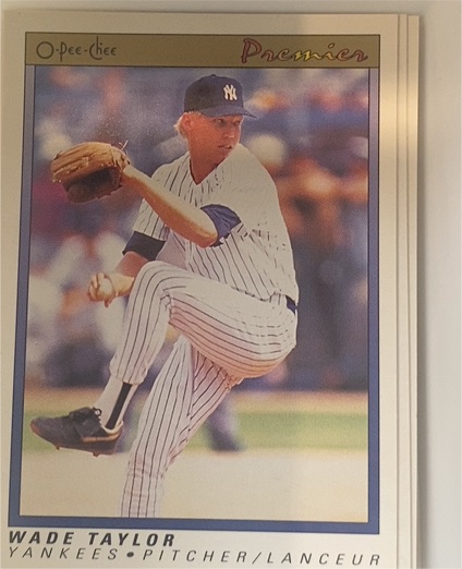 1991 O-Pee-Chee Premier #119 Wade Taylor — front