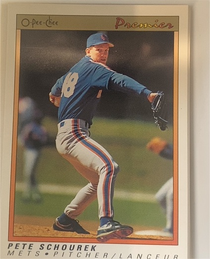1991 O-Pee-Chee Premier #106 Pete Schourek — front