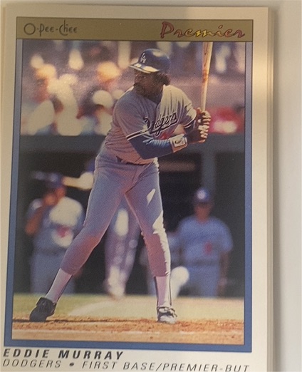 1991 O-Pee-Chee Premier #86 Eddie Murray — front