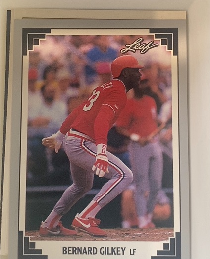 1991 Leaf #286 Bernard Gilkey — front