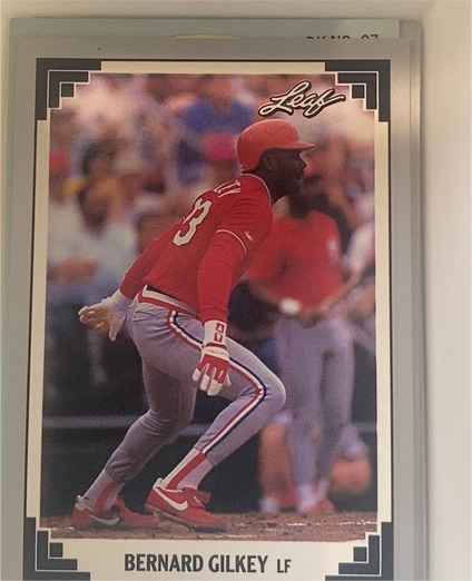 1991 Leaf #27 Bernard Gilkey — front