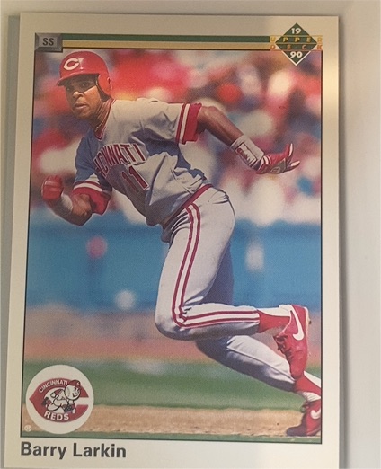 1990 Upper Deck #167 Barry Larkin — front