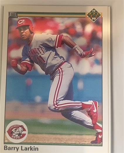 1990 Upper Deck #167 Barry Larkin — front