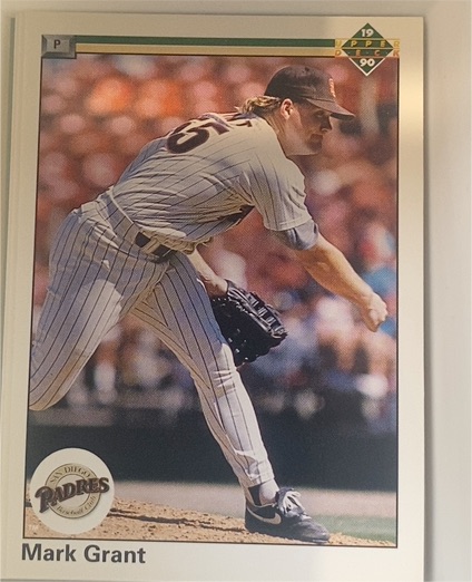 1990 Upper Deck #412 Mark Grant — front