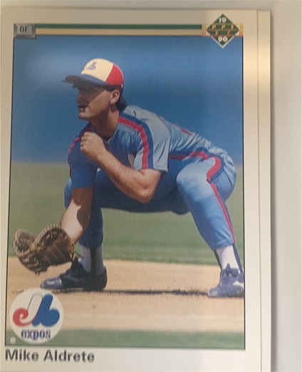 1990 Upper Deck #415 Mike Aldrete — front