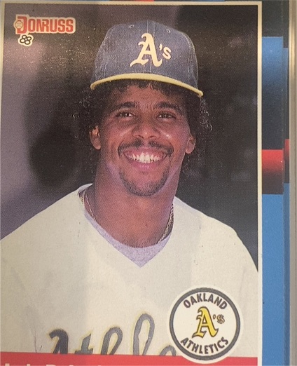 1988 Donruss #425b Luis Polonia — front