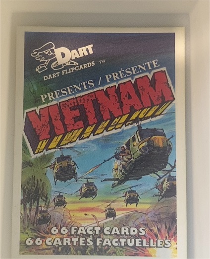 1988 Dart Flipcards Vietnam Fact Cards — front