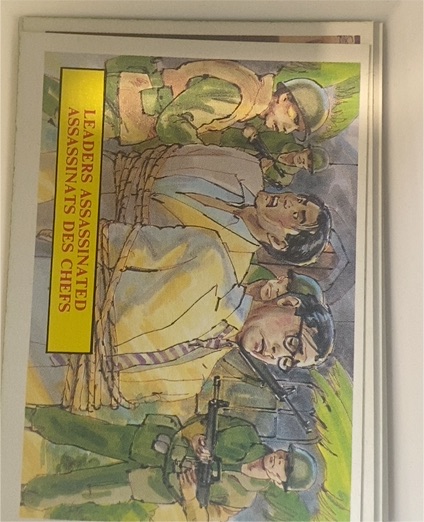 1988 Dart Vietnam Fact Cards Series 1 #19 Leaders Assassinated — front