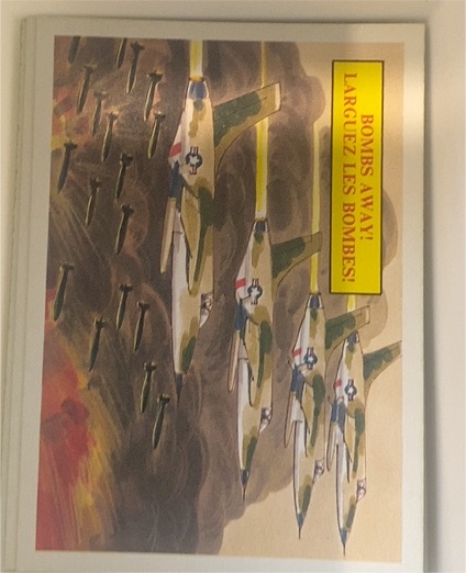 1988 Dart Flipcards Vietnam Facts Series I #21 Bombs Away — front