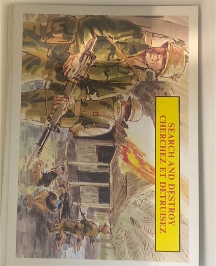 1988 Dart Flipcards Vietnam Facts Series I #31 Search And Destroy — front