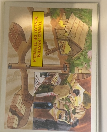 1988 Dart Vietnam Fact Cards #35 Tunnel System — front