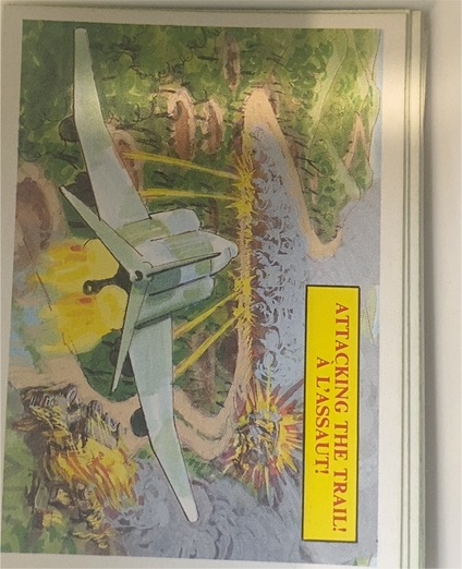 1988 Dart Flipcards Vietnam Facts Series I #38 Attacking The Trail — front