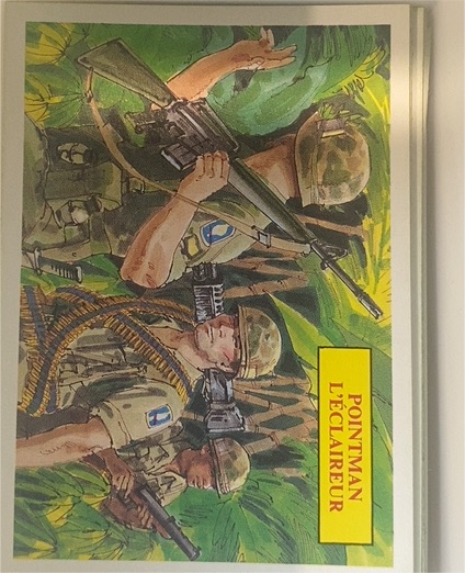 1988 Dart Flipcards Vietnam Facts Series I #39 Pointman — front