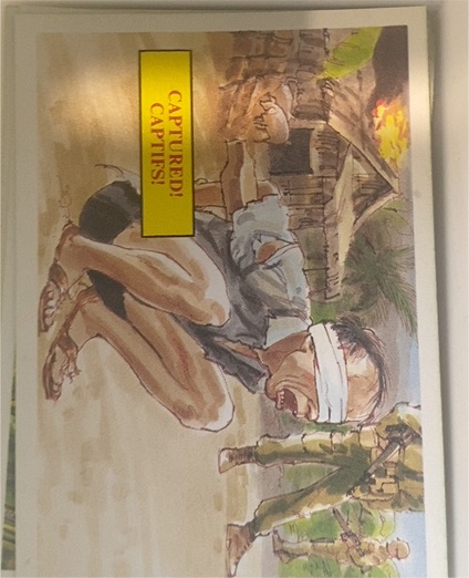 1988 Dart Vietnam Fact Cards #42 Captured Civilian — front