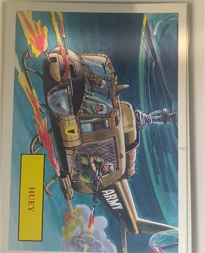 1988 Dart Vietnam Fact Cards Series 1 #43 Huey — front