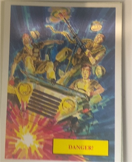 1988 Dart Vietnam Fact Cards #44 Danger — front