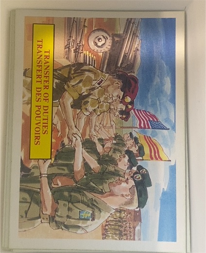 1988 Vietnam Fact Cards #57 Transfer Of Duties — front