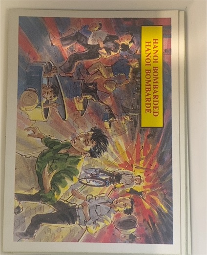1988 Dart Flipcards Vietnam Facts Series I #62 Hanoi Bombarded — front