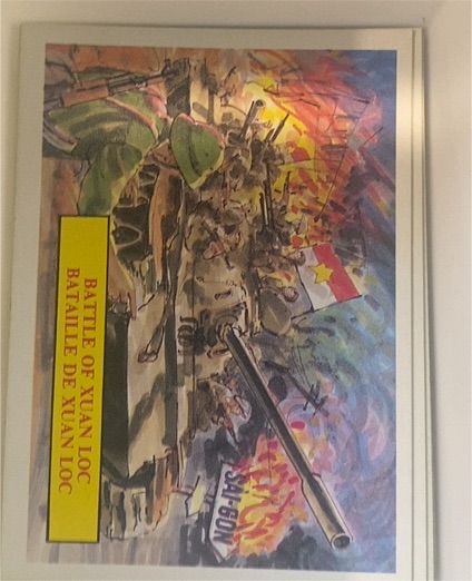 1988 Dart Flipcards Vietnam Facts Series I Battle of Xuan Loc — front