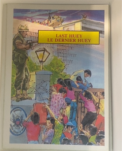 1988 Dart Flipcards Vietnam Facts Series I #64 Last Huey — front