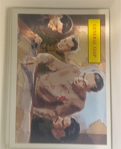 1988 Dart Flipcards Vietnam Facts Series I #6 General Giap — front