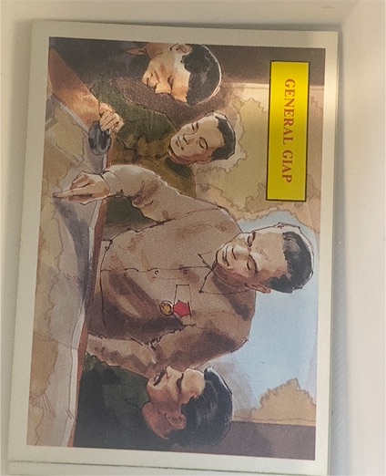 1988 Dart Flipcards Vietnam Facts Series I #6 General Giap — front