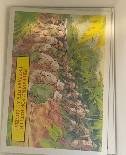1988 Dart Flipcards Vietnam Facts #8 Preparing For Battle — front