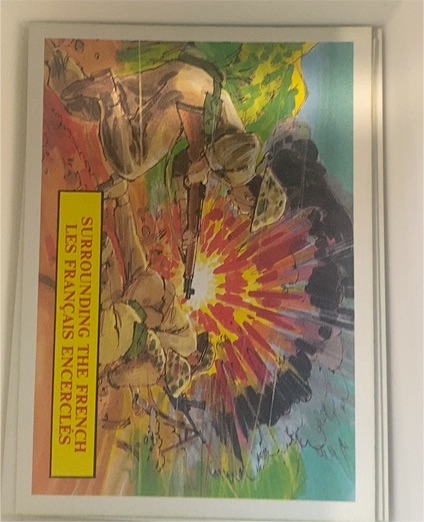 1988 Dart Flipcards Vietnam Facts Series I #9 Surrounding The French — front