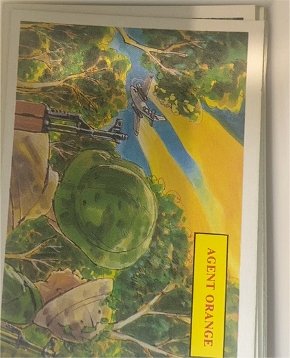 1988 DART Vietnam Fact Cards #40 Agent Orange — front