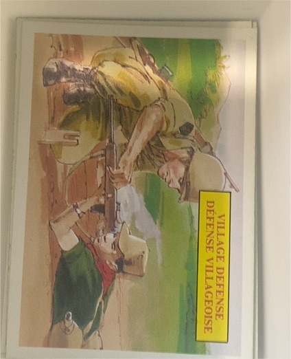 1988 Dart Flipcards Vietnam Facts Series I #15 Village Defense — front