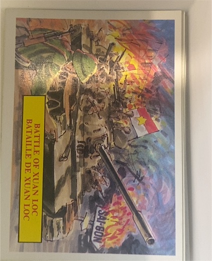 1988 Dart Flipcards Vietnam Facts Series I Battle of Xuan Loc — front