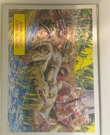 1988 Dart Flipcards Vietnam Facts Series I #56 Ambushed — front