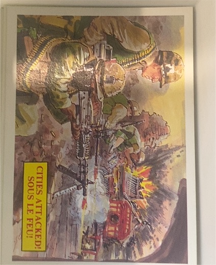 1988 Dart Vietnam Fact Cards #49 Cities Attacked! — front