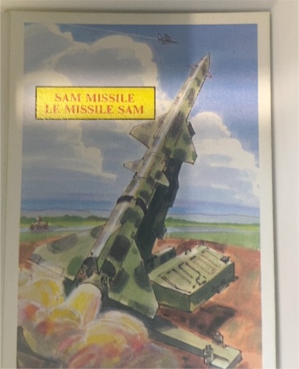 1988 Dart Vietnam Fact Cards Series 1 #46 Sam Missile — front