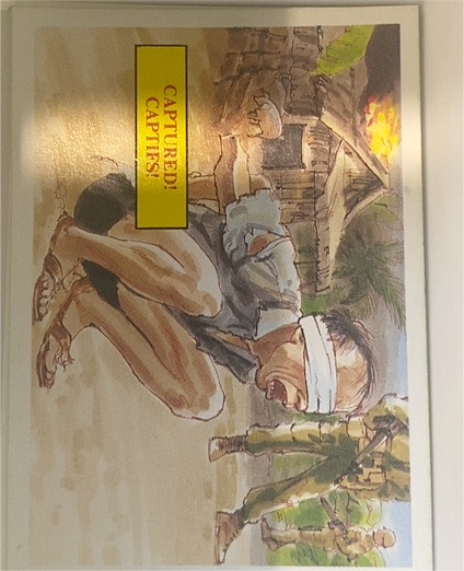 1988 Dart Vietnam Fact Cards #42 Captured — front
