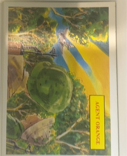 1988 Dart Vietnam Fact Cards #40 Agent Orange — front