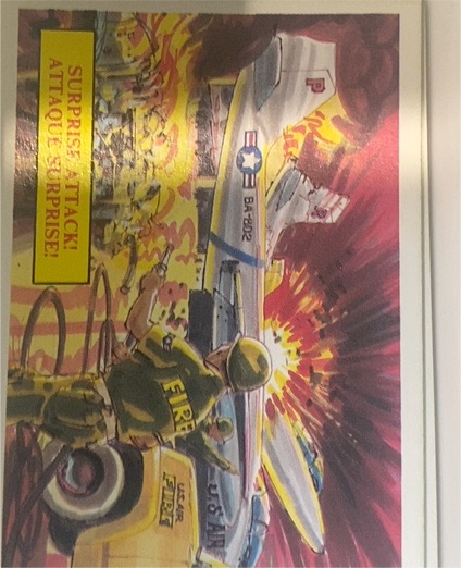 1988 Dart Vietnam War #25 Navy Ace Vietnam Bill Driscoll — front