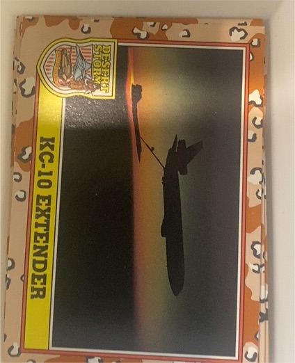 1991 Topps Desert Storm #KC-10 Extender — front