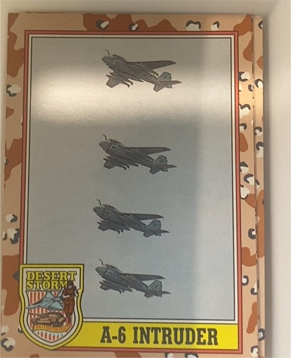 1991 Topps Desert Storm #200 A-6 Intruder — front