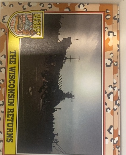 1991 Topps Desert Storm The Wisconsin Returns — front