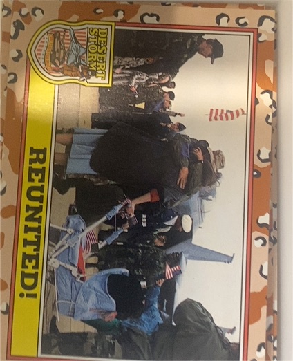 1991 Topps Desert Storm #262 Reunited! — front