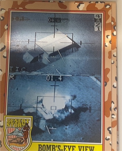1991 Topps Desert Storm - Series 3 #231 Bomb's-Eye View — front
