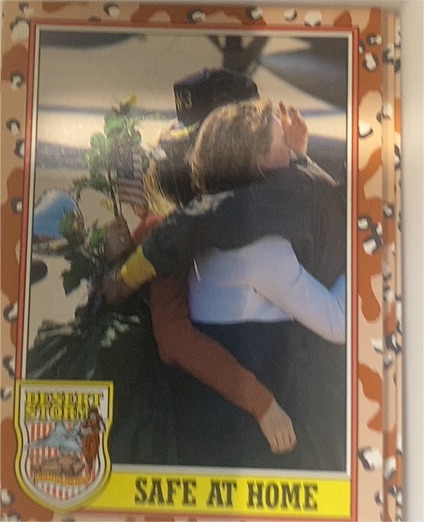 1991 Topps Desert Storm #256 Safe At Home — front