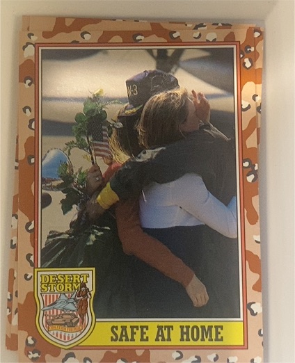 1991 Topps Desert Storm #256 Safe At Home — front