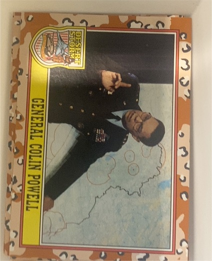 1991 Topps Desert Storm #General Colin Powell — front