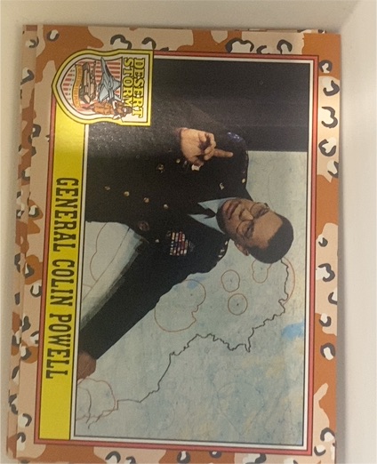 1991 Topps Desert Storm #180 General Colin Powell — front