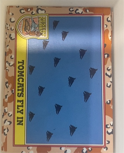 1991 Topps Desert Storm #257 Tomcats Fly In — front