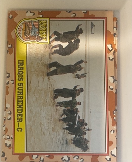 1991 Topps Desert Storm #Iraqis Surrender-C — front