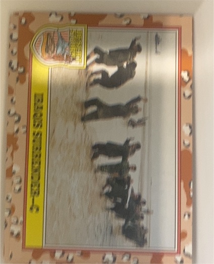 1991 Topps Desert Storm #124 Marines — front