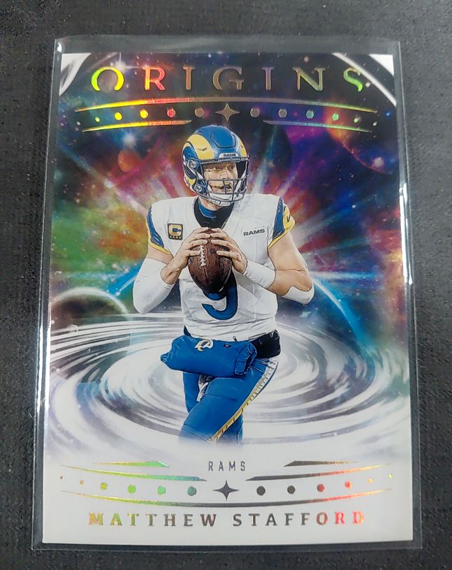 2025 Panini Origins #77 Matthew Stafford — front